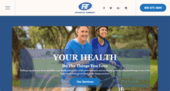 Desktop Screenshot of fit-pt.com