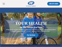 Tablet Screenshot of fit-pt.com